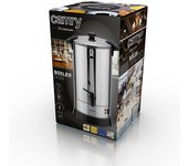 CAMRY CR 1259 Dispensador de Bebidas Calientes con Grifo, 20 Litros, Agua, Café, Té, Vino, Cocedero Conservas, Acero Inoxidable, Tapa Extraíble, 1650W