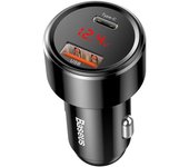 Baseus CCMLC20C-01 cargador de dispositivo móvil Universal Negro Encendedor de cigarrillos Carga rápida Auto