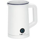 Clatronic MS 3693 Batidora Espumadora de Leche Eléctrico Automática, 500 W, 300 milliliters, Acero Inoxidable, Blanco