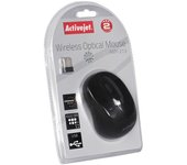 Activejet AMY-213 ratón Ambidextro RF inalámbrico Óptico 1600 DPI