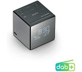 Sony XDR-C1DBP DAB/DAB + con sintonizador de radio con recepción de reloj negro