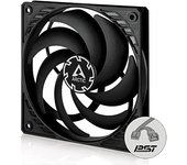 ARCTIC P12 Slim PWM PST - Ventilador PC 120mm, Fan 120mm, Ventilador de Caja para CPU con PWM Sharing Technology (PST), Muy Silencioso, Computadora, 200-2100 RPM - Negro