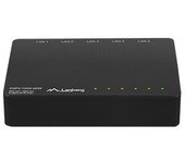 Lanberg DSP3-1005-60W switch No administrado Gigabit Ethernet (10/100/1000) Energía sobre Ethernet (PoE) Negro