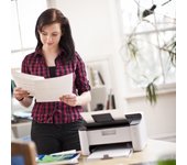 Brother HL-1110 - Impresora láser (GDI, USB 1.1, USB 2.0, 2400 x 600 dpi, A4, Laser, Papel Normal, Papel Reciclado)