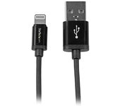 StarTech.com Cable Lightning a USB de 1m - Cable Cargador para iPhone / iPad / iPod - Cable de Carga Rápida - Certificación MFi de Apple - Negro