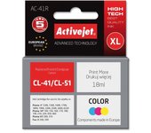 Activejet Tinta AC-41R (Canon CL-41 replacement; Premium; 18 ml; color)