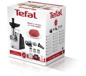Tefal NE 1088 Picadora de Carne, Plástico, Negro/Plateado