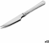 Set de cuchillos para carne quttin antártica plateado acero inoxidable 21,5 x 1,9 cm 2 piezas (12 unidades)