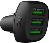 Green Cell CADGC01 cargador de dispositivo móvil Universal Negro Encendedor de cigarrillos Carga rápida Auto