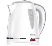 MPM MCZ-64 Hervidor de agua eléctrico 1 litro, recipiente sin BPA, resistencia oculta, 1200 W con apagado automático al alcanzar la ebullición, inalámbrico 360º sin cable