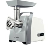 Bosch ProPower Picadora de Carne, 600 W, Stainless Steel, Blanco/Gris