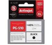 Activejet Tinta AC-510R (sustituye a la Canon PG-510; Premium; 12 ml; negra)