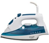 ADLER AD 5022 Plancha de Vapor para Ropa, Suela Acero Inoxidable, Vapor Vertical, Golpe de Vapor, Auto Limpieza, Anti Goteo, 7 Funciones, Apagado automático, 3000W