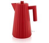 Hervidor - Alessi Plisse MDL06 R, 2400W, 1,7 Litros, Rojo