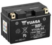YUASA Batería   W/C sin mantenimiento activada de fábrica - YT12A FA Batería libre de mantenimiento -