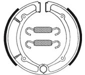 TECNIUM Zapatas de freno orgánicas Scooter / Street / Quad - BA066 -