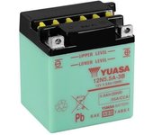 YUASA Batería  Convencional Sin Acid Pack - 12N5.5A-3B Batería sin paquete ácido -