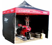 Bihr Home Track paddock cenador 3x3m con 3 particiones extraíbles -