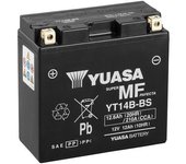 YUASA Batería W/C sin mantenimiento activada de fábrica - YT14B FA Batería libre de mantenimiento -