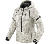 Revit Flare 3 H2O Chaqueta textil impermeable para mujer - Gris (44)