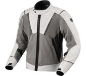 Revit Airwave 4 Chaqueta textil de moto - Negro Gris Plata (2XL)