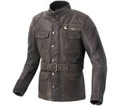 Bogotto Bristol Chaqueta de cuero para motocicleta - Marrón (52)