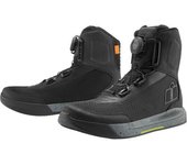 Icon Overlord Vented Botas de moto - Negro (43 44)