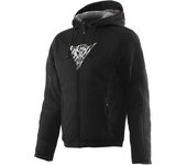 Dainese Bovisa Sudadera con capucha y cremallera para motocicleta - Negro (56)