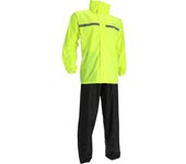 Acerbis Line 2-PC Juego de lluvia para motocicleta - Negro Amarillo