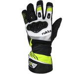 Rukka Argosaurus 2.0 Guantes de motocicleta Gore-Tex - Negro Amarillo (2XL)