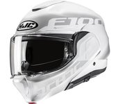 HJC F100 Hetal Casco - Gris Blanco (2XL)