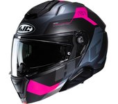 HJC i91 Carst Casco - Negro Rosa (S)