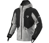 Revit Tectonic H2O Chaqueta textil de moto impermeable - Negro Gris (S)