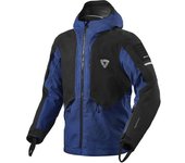 Revit Tectonic H2O Chaqueta textil de moto impermeable - Negro Azul (M)