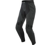 Dainese Pony 3 Señoras Pantalones de Cuero de Motocicleta - Negro (54)
