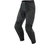 Dainese Pony 3 Pantalones de cuero para motocicleta - Negro (46 48)