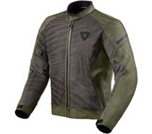 Revit Torque 2 H2O Chaqueta textil para motocicleta - Negro Verde (S)