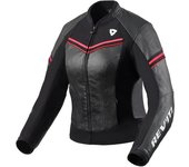 Revit Median Chaqueta de cuero para motocicleta para damas - Negro Rosa (38)
