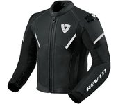 Revit Matador Chaqueta de cuero para motocicleta - Negro Blanco (54)