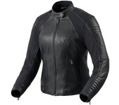 Revit Coral Chaqueta de cuero para motocicleta para damas - Negro (36)
