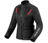 Revit Levante 2 H2O Chaqueta textil para motocicletas para damas - Negro Gris Rojo (36)