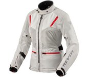 Revit Levante 2 H2O Chaqueta textil para motocicletas para damas - Plata (36)