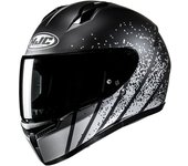 HJC C10 Haven Casco - Negro Plata (XL)