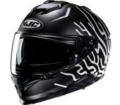 HJC i71 Celos Casco - Negro Blanco (XL)