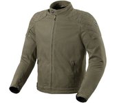 Revit Dale Chaqueta textil de motocicleta - Verde Marrón (XL)