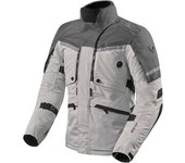 Revit Poseidon 2 Gore-Tex Chaqueta textil de motocicleta - Negro Gris Plata (S)