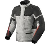 Revit Outback 4 H2O Chaqueta textil de motocicleta - Negro Plata (S)