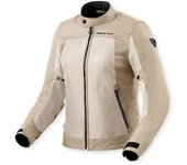 Revit Eclipse 2 Chaqueta textil de motocicleta para damas - Beige (44)
