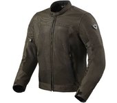 Revit Eclipse 2 Chaqueta textil de motocicleta - Negro Verde (S)
