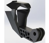Klim F3 Chin Vent Montaje de la cámara - Negro